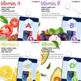 Combo 10 miếng mặt nạ giấy dưỡng da Foodaholic Essential Mask