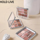 Bảng phấn mắt 9 ô HOLD LIVE Simple Specular Light Eyeshadow Palette 12.6g