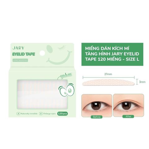 MIẾNG DÁN KÍCH MÍ JARY EYELID TAPE 120 MIẾNG