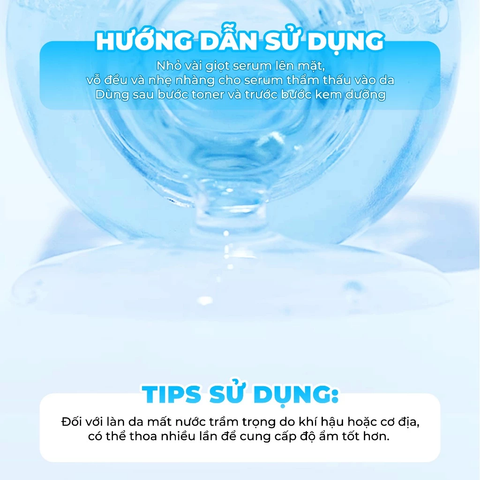 Tinh Chất HA Cấp Nước TIA'M Hyaluronic Glow Revive Serum 40ml