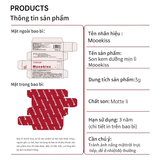 Son kem lì Mooekiss Soft Matte Lip Cream 3g