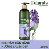 Sữa tắm cân bằng độ ẩm chiết xuất Lavender Naturals By Watsons Balancing 490ml