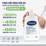 Sữa dưỡng ẩm phục hồi chuyên sâu cho da khô nhạy cảm Cetaphil Ceramide Repair Lotion 236ml