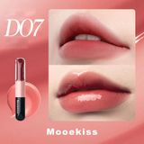 Son bóng 2 dầu có dưỡng Mooekiss Dual Effect Lip Gloss 3ml + 3ml