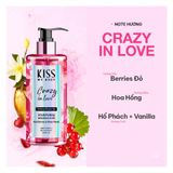 Sữa tắm hương nước hoa KISS MY BODY Perfume Shower Gel 380ml