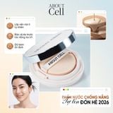 Phấn nước đa năng 3in1 ABOUT CELL Silky Matte Cover Cell Cushion SPF50+ PA+++ 13g