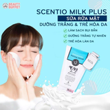 Sữa rửa mặt dưỡng trắng da Beauty Buffet Scentio Milk Plus 100ml