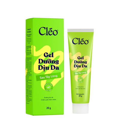 Gel dưỡng dịu da sau tẩy lông Cléo Post Depilatory Soothing Gel 20g