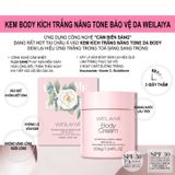 Kem Body Dưỡng Trắng Da Weilaiya White Tone-up Body Cream SPF30++++