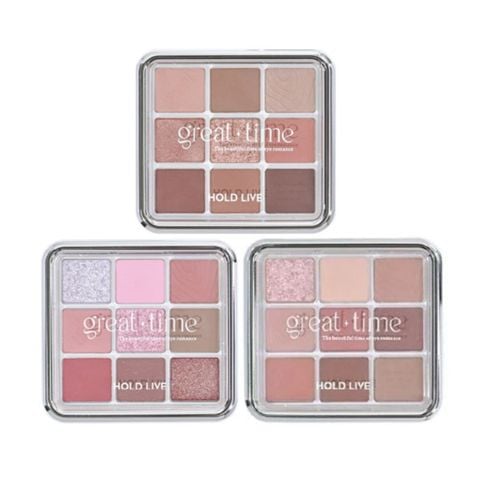 Bảng phấn mắt 9 ô HOLD LIVE Simple Specular Light Eyeshadow Palette 12.6g