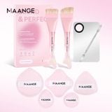 Bộ cọ trang điểm 9 món MAANGE The Duo Perfected Makeup Puff & Foundation Brush