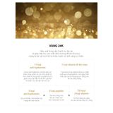 Mặt nạ cấp ẩm vàng 24k JMsolution Water Luminous Salmon Repair Gold Foil Mask 35ml