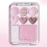 Bảng Phấn Mắt Và Má 8 Ô Gogo Tales Stick Sweet Heart Powder Blusher Eyeshadow Palette 9.5g