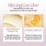 Set son dưỡng Espoir Bare Glow Lip Balm 3g #Pinch Rose + Túi Carabiner Pouch