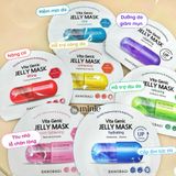 Combo 7 miếng mặt nạ dưỡng da Banobagi Vita Genic Jelly Mask - 7 Màu