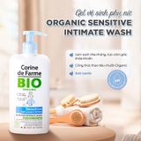 Gel vệ sinh phụ nữ dịu nhẹ Corine De Farme Fresh Intimate Wash 250ml