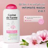 Gel vệ sinh phụ nữ dịu nhẹ Corine De Farme Fresh Intimate Wash 250ml