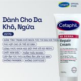 Kem dưỡng phục hồi Cetaphil RPO AD DERMA Repair Cream 226g