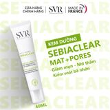 Kem dưỡng kiềm dầu, giảm mụn SVR SEBIACLEAR MAT+PORES 40ml
