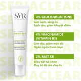 Kem dưỡng kiềm dầu, giảm mụn SVR SEBIACLEAR MAT+PORES 40ml