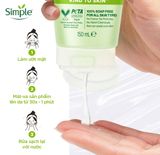 Gel rửa mặt lành tính Simple Gel Wash 150ml