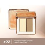 Bảng phấn bắt sáng tạo khối 4 ô Judydoll Highlight & Contour 9g