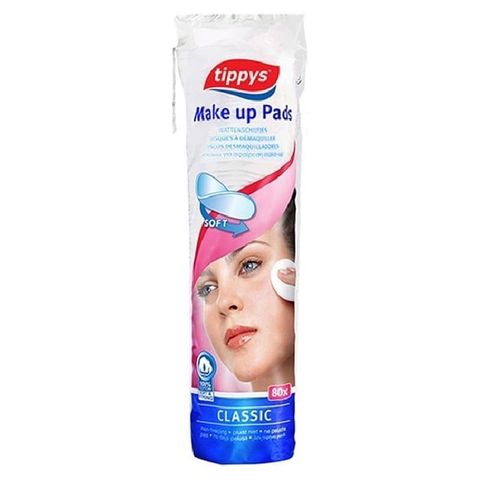 Bông tẩy trang Hà Lan Tippys Classic Make Up Pads