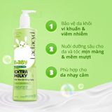 Sữa tắm gội hằng ngày cho bé Lactacyd Baby Extra Milky Body & Hair Wash 60ml
