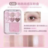 Bảng Phấn Mắt Và Má 8 Ô Gogo Tales Stick Sweet Heart Powder Blusher Eyeshadow Palette 9.5g