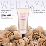 Tẩy tế bào chết ủ trắng body Weilaiya Niacinamide Brightening Scrub 200ml
