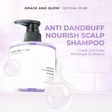 Dầu gội giảm gàu ngứa Grace And Glow Amethyst Anti Dandruff Sampoo 400ml