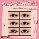 Bút kẻ mắt chất lì kháng nước Pinkflash Eyeliner Cair Bebas Salah 0,6g