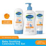 Set 3 sản phẩm chăm sóc da dịu lành cho bé Cetaphil Baby (50ml x 50ml x 10g)