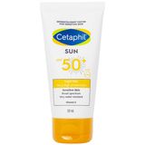 Kem chống nắng vật lý dưỡng ẩm nâng tone 2in1 cho da khô nhạy cảm  Cetaphil Sun SPF 50+ Light Gel 50ml