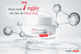 Kem dưỡng trắng da cấp ẩm đa tầng Angel's Liquid 7 Day Whitening Program Glutathione 700 V-Cream 50ml