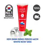 Kem đánh răng Hàn Quốc Perioe 46cm White Now Cooling Mint 120g