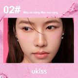 Má hồng kem mềm mịn Ukiss Temp Code Mousse Cream Blush 3.2g