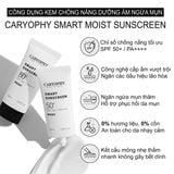 Kem chống nắng nâng tone, ngừa mụn Caryophy Smart Sunscreen SPF 50+ / PA+++ 50ml