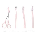 Bộ dụng cụ 4 món cắt tỉa lông mày Ukiss Eyebrow Shaping Tool