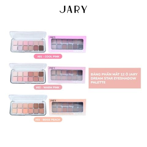 Bảng phấn mắt 12 ô JARY Dream Star Eyeshadow Palette 14,4g