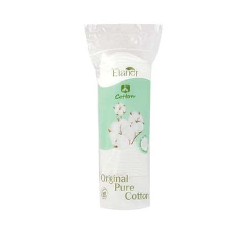 Bông tẩy trang cotton tự nhiên Elanor Original Pure Cotton 80 miếng