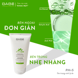 Sữa Rửa Mặt Làm Sạch Dịu Nhẹ Cho Da Dầu Mụn BABE Stop AKN Purifying Cleansing Gel