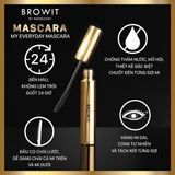 Chuốt Mi Kéo Dài Và Cong Mi Dạng Đầu Lược Browit My Everyday Mascara #Endless Night 5.5g