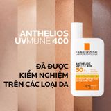 Kem chống nắng dành cho da thường, da dầu và da nhạy cảm LA ROCHE-POSAY ANTHELIOS UVMUNE 400 SPF 50+ 50ml