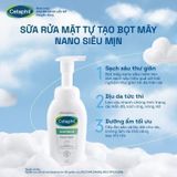 Sữa rửa mặt dạng bọt làm dịu tức thì & cấp ẩm tối ưu cho da nhạy cảm CETAPHIL Soothing Foam Wash 200ml