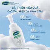 Sữa rửa mặt dạng bọt làm dịu tức thì & cấp ẩm tối ưu cho da nhạy cảm CETAPHIL Soothing Foam Wash 200ml