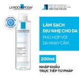 Nước tẩy trang cho da dầu LA ROCHE-POSAY Micellar Water Ultra Sensitive Skin 50ml