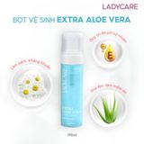 Combo dung dịch vệ sinh kháng khuẩn Ladycare Extra Aloe Vera (190ml x 90ml)