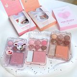 Bảng Phấn Mắt Và Má 8 Ô Gogo Tales Stick Sweet Heart Powder Blusher Eyeshadow Palette 9.5g