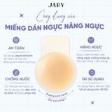 Hộp 2 miếng dán ngực silicone JARY Nipple Covers 8cm x 8cm